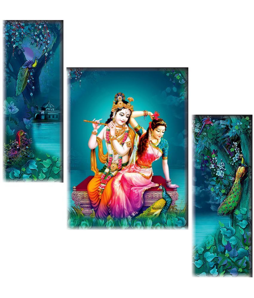     			Saf Radha krishna modern art MDF Painting Without Frame