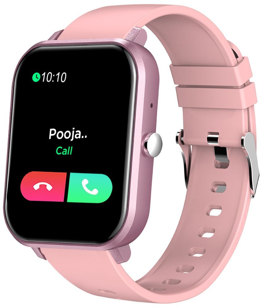 pTron Force X11 Bluetooth Calling Fitness Smartwatch (Pink): Buy Online at  Best Price on Snapdeal