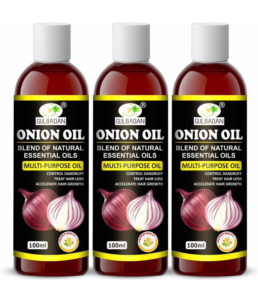     			GULBADAN - Hair Growth Onion Oil 300 ml ( Pack of 3 )