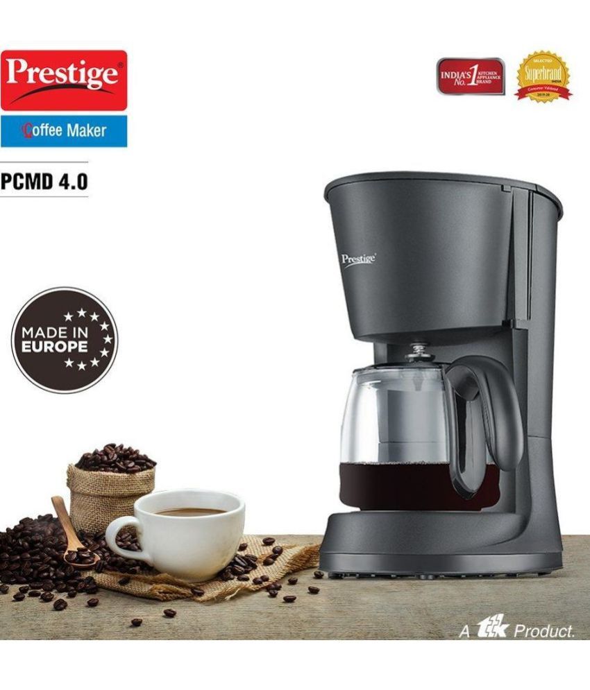Prestige PCMD Drip Type 4 -Cups 800 watt Coffee Maker Price in India - Buy Prestige PCMD Drip 