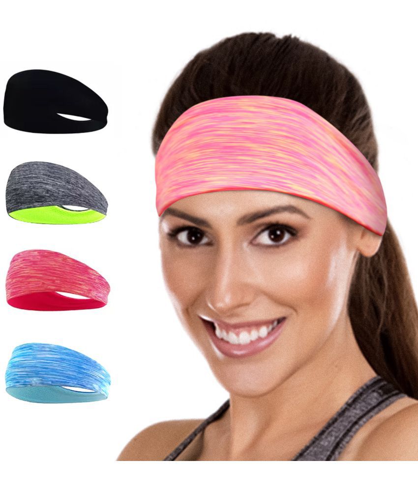     			Slovic Performance Headband for Sports & Workout | Breathable, Anti-Slip, Stylish Headband for Men & Women - Pink