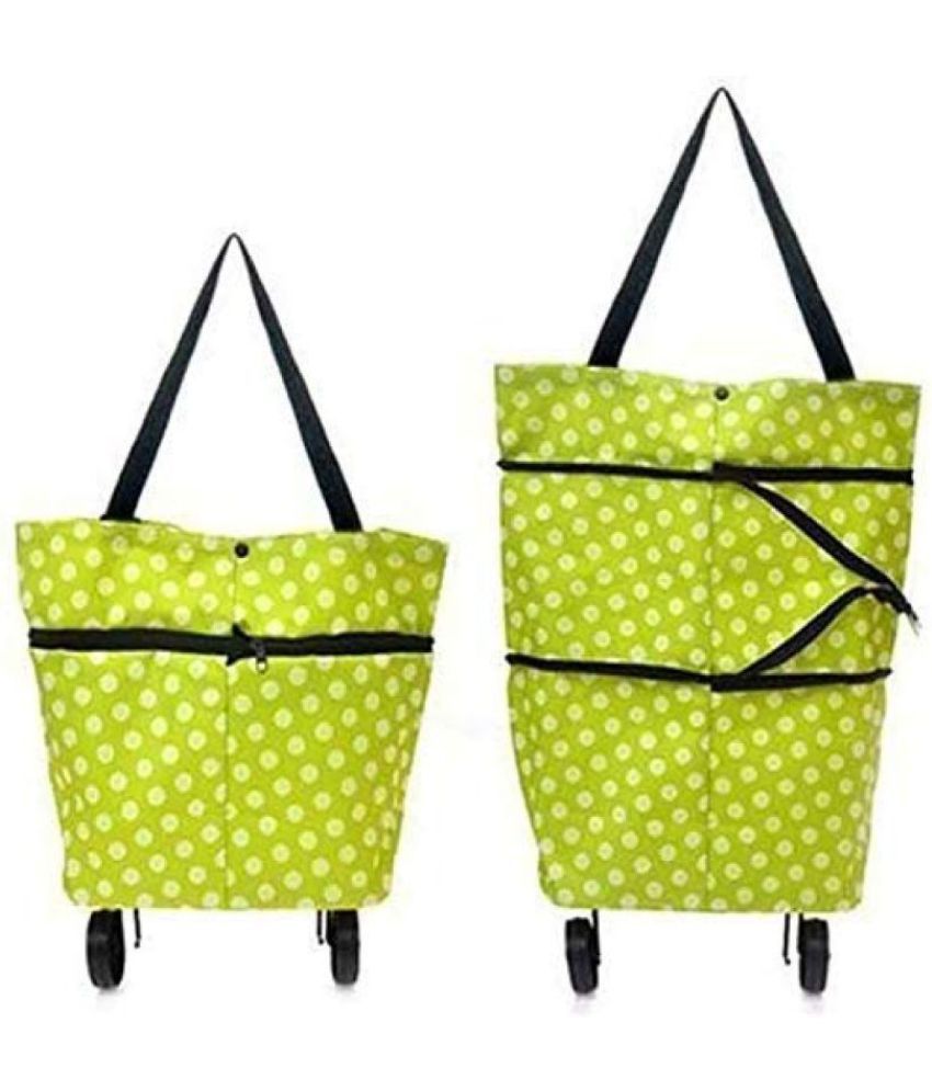     			HL-Hilee Foldable Shopping Trolley Bag for Vegetables and Grocery with Wheels