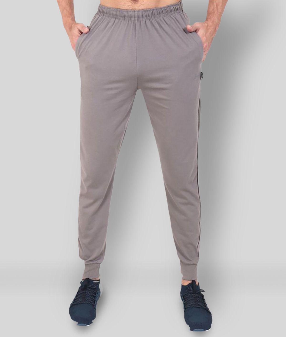     			Zeffit - Brown Cotton Blend Men's Trackpants ( Pack of 2 )
