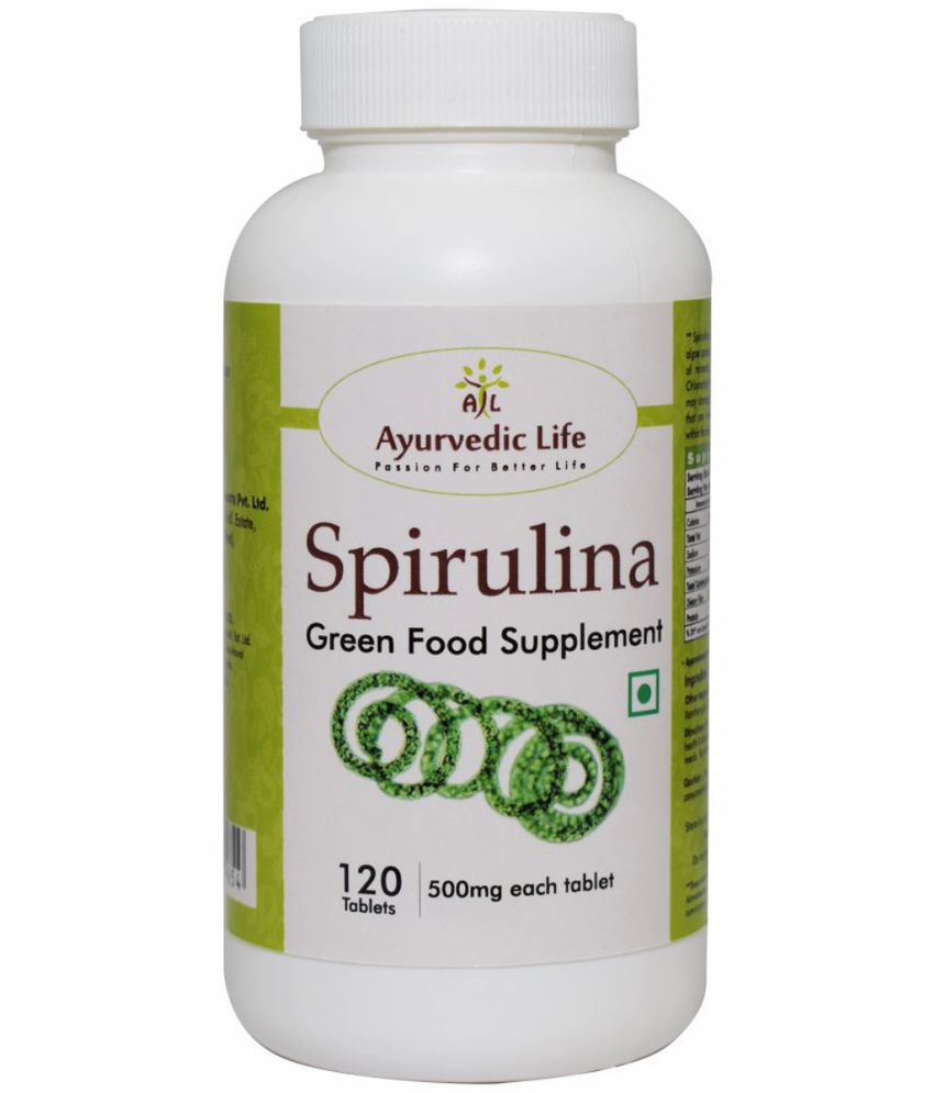     			Ayurvedic Life Spirulina Tablet 120 no.s Pack Of 1