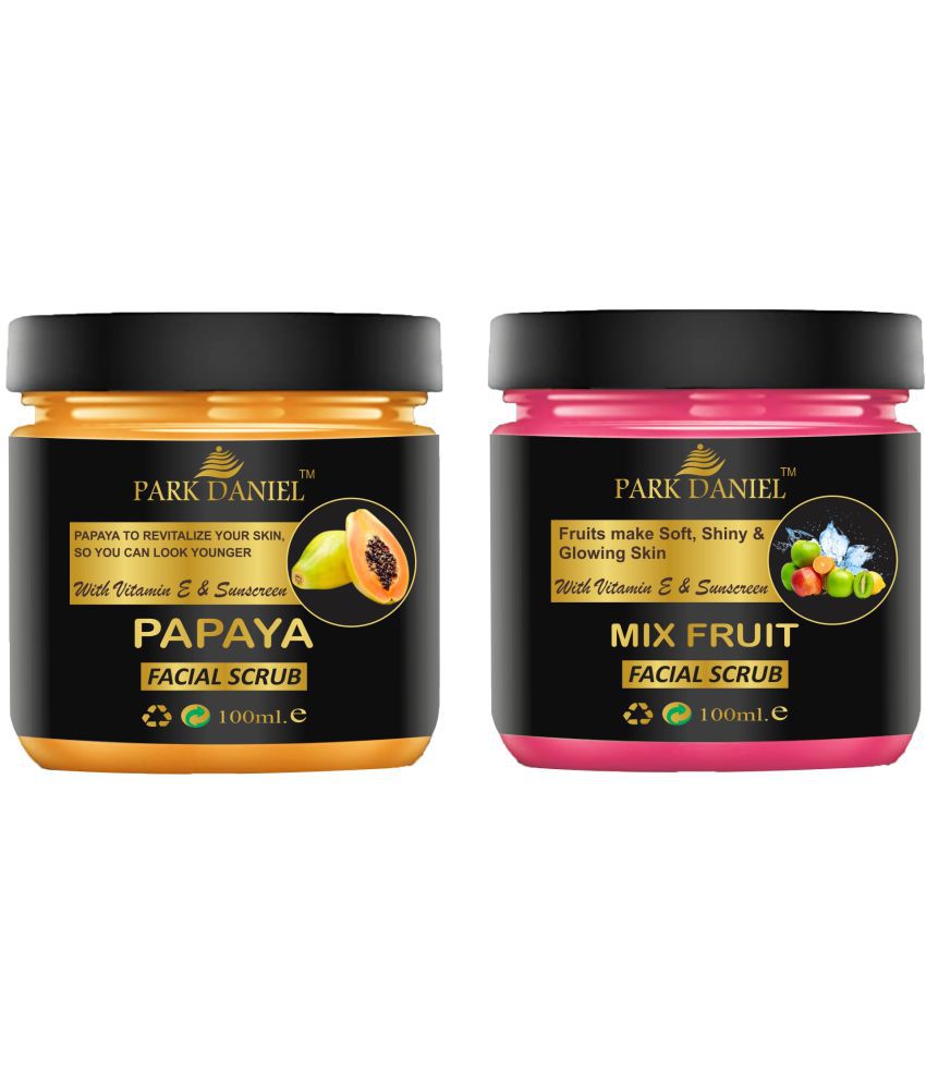     			Park Daniel Papaya & Mix Fruit Facial Facial Scrub 100 ml Pack of 2