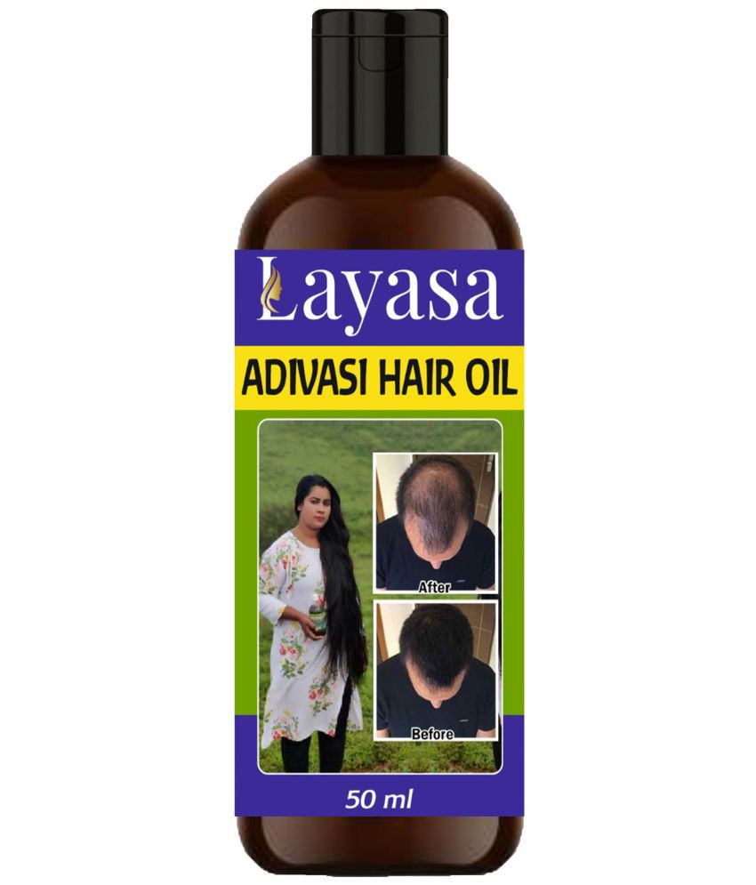 layasa products Adivasi herbal Hair Growth Oil 50 mL Fliptop Plastic Jar