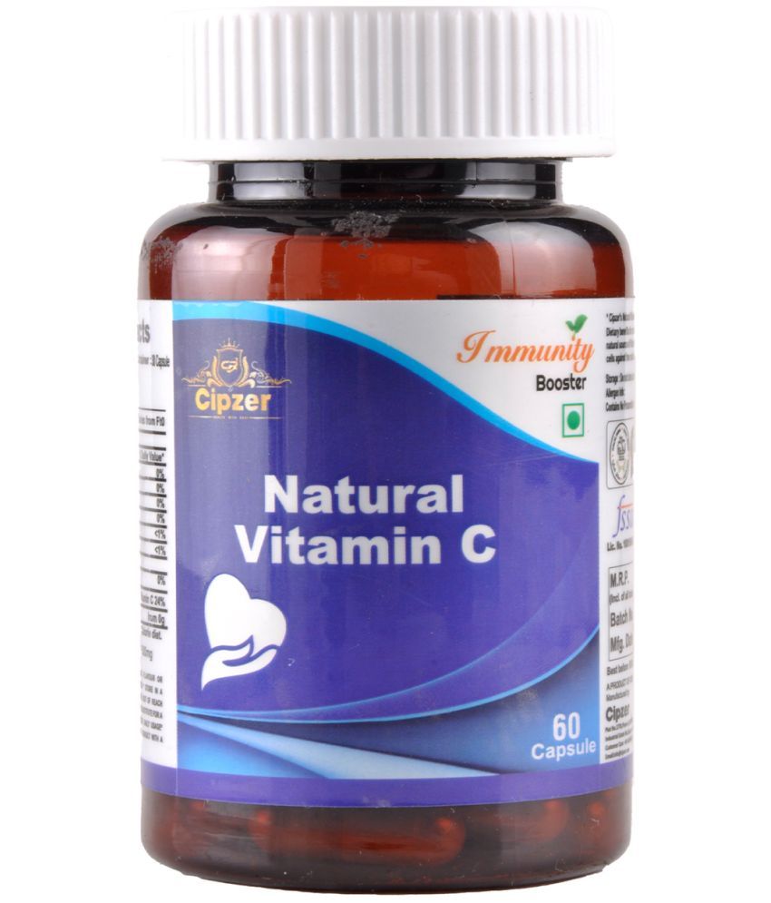 CIPZER Natural Vitamin C Capsule,Helps to reduce acne and prevents ...