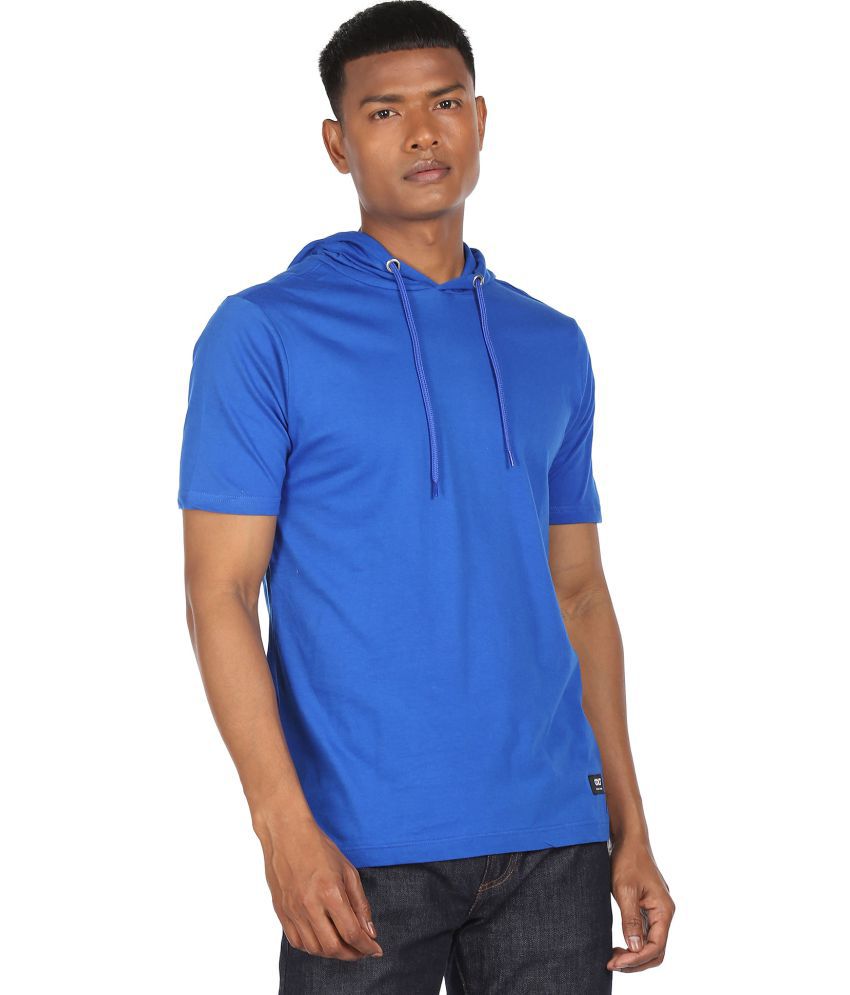    			Colt - Cotton Blend Regular Fit Blue Men's T-Shirt ( Pack of 1 )