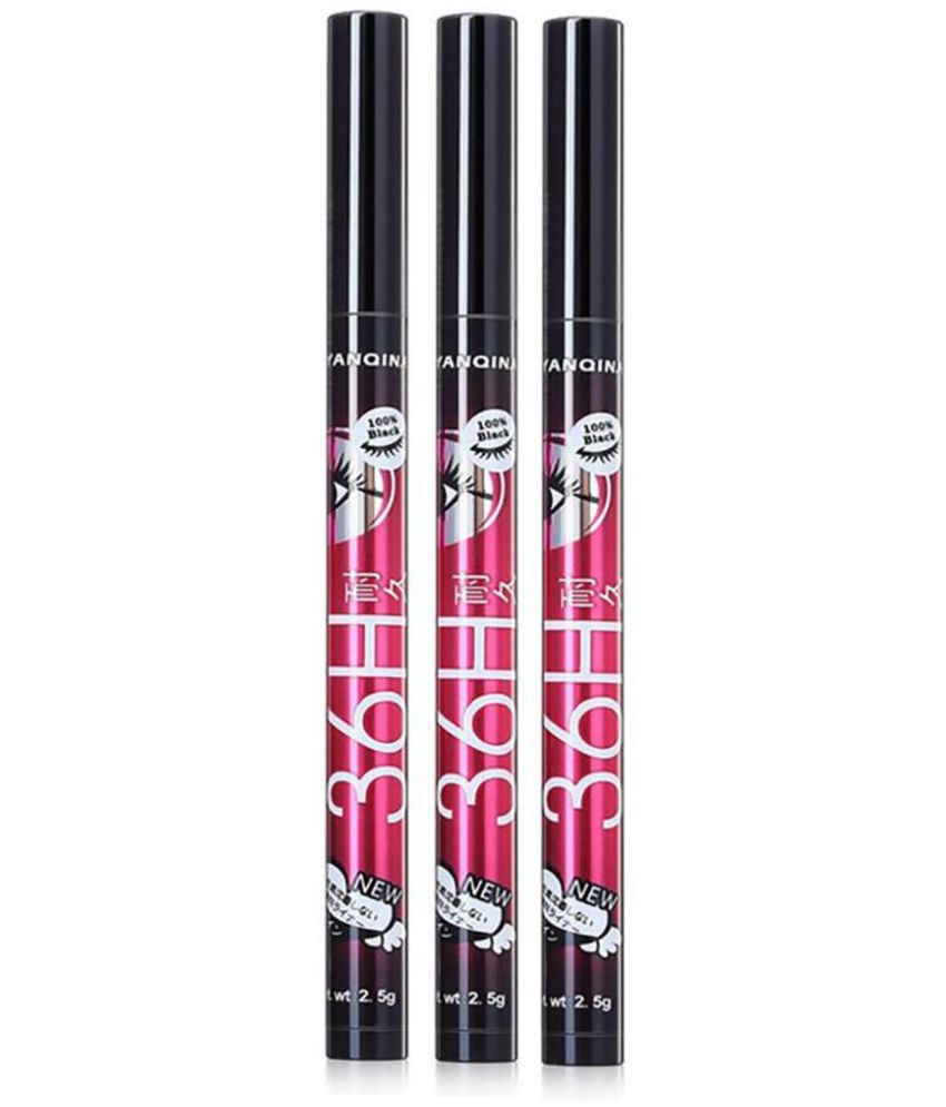     			Lenon Beauty 36 Hrs Pencil Eyeliner Black Pack of 3 3 g