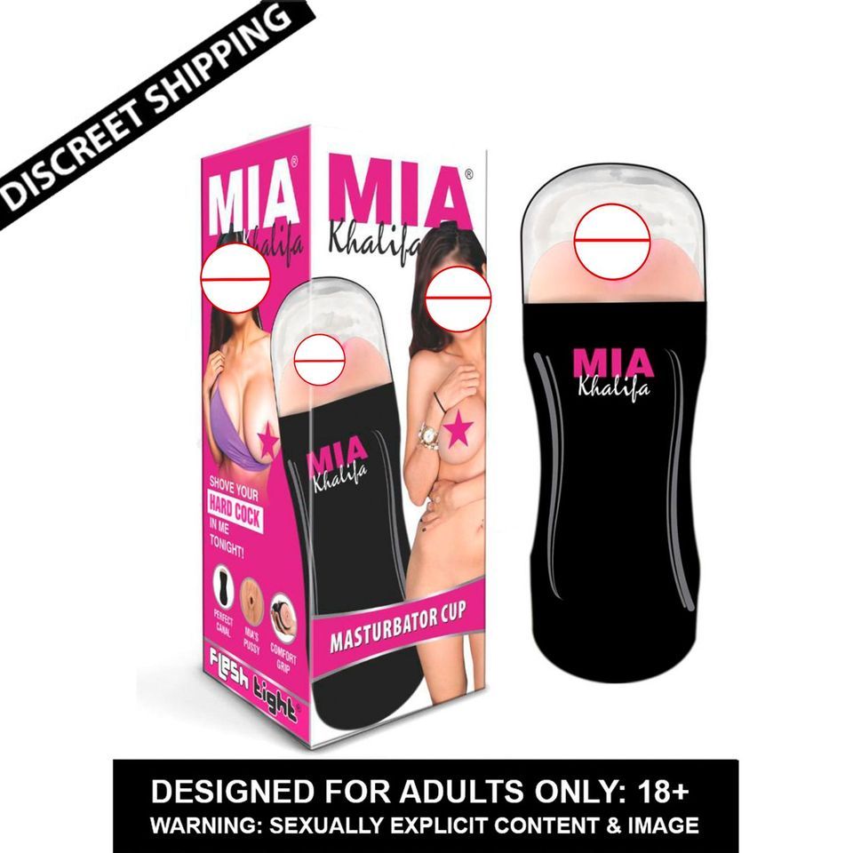     			MIA KHALIFA MALE POCKET PUSSY MASTURBATOR CUP WITH FREE LUBE-U.S.A