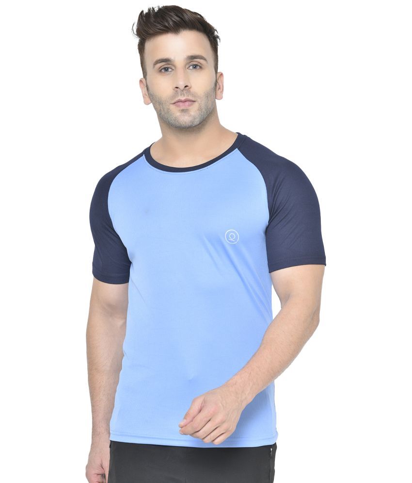     			Chkokko - Polyester Regular Fit Blue Men's Sports T-Shirt ( Pack of 1 )