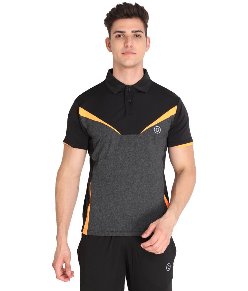     			Chkokko - Polyester Regular Fit Orange Men's Sports Polo T-Shirt ( Pack of 1 )
