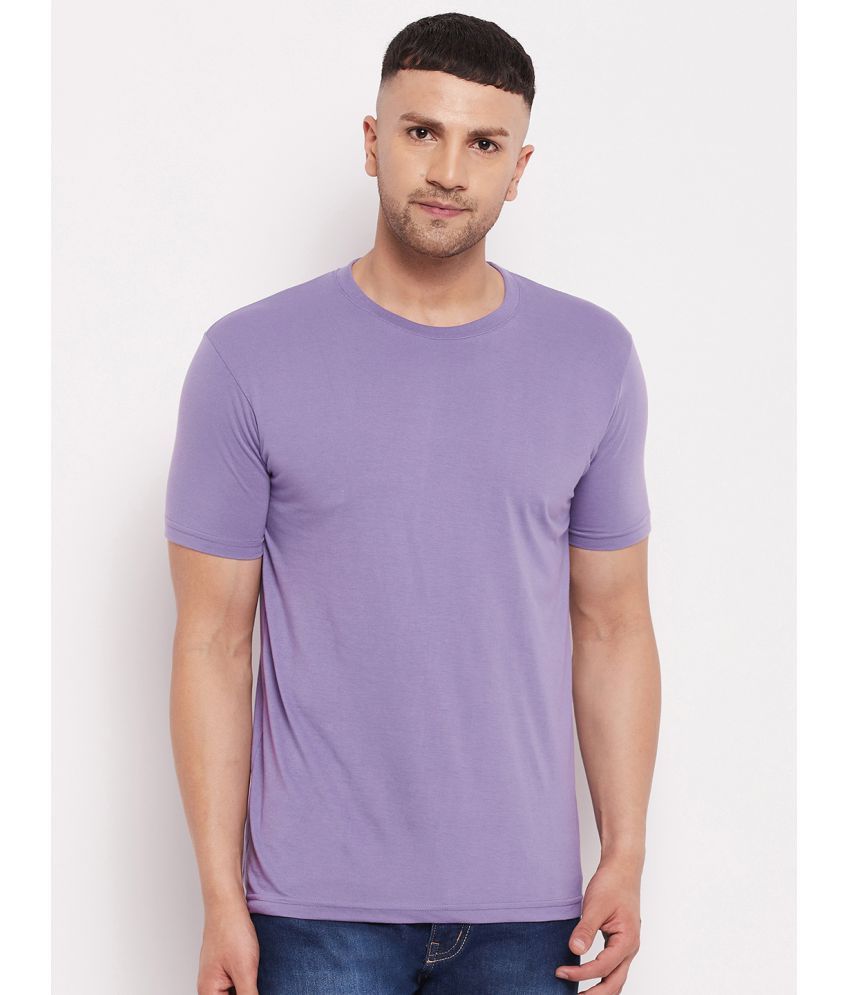     			Lycos - Cotton Blend Regular Fit Purple Men's T-Shirt ( Pack of 1 )