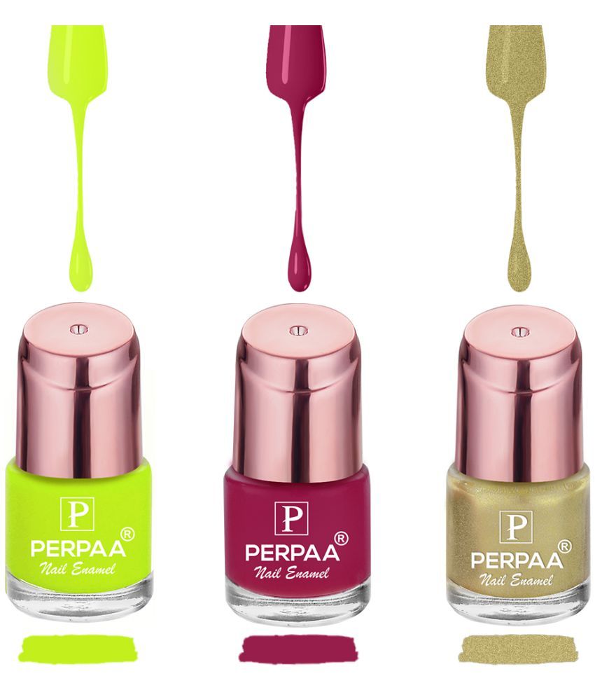     			Perpaa Perpaa Nail Polish Caramel Glossy Pack of 3 200 mL