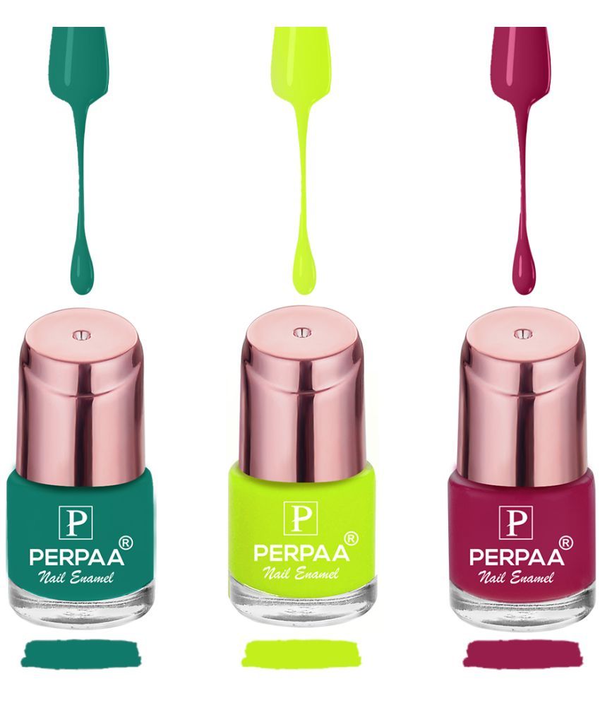     			Perpaa Perpaa Nail Polish Navy Glossy Pack of 3 200 mL