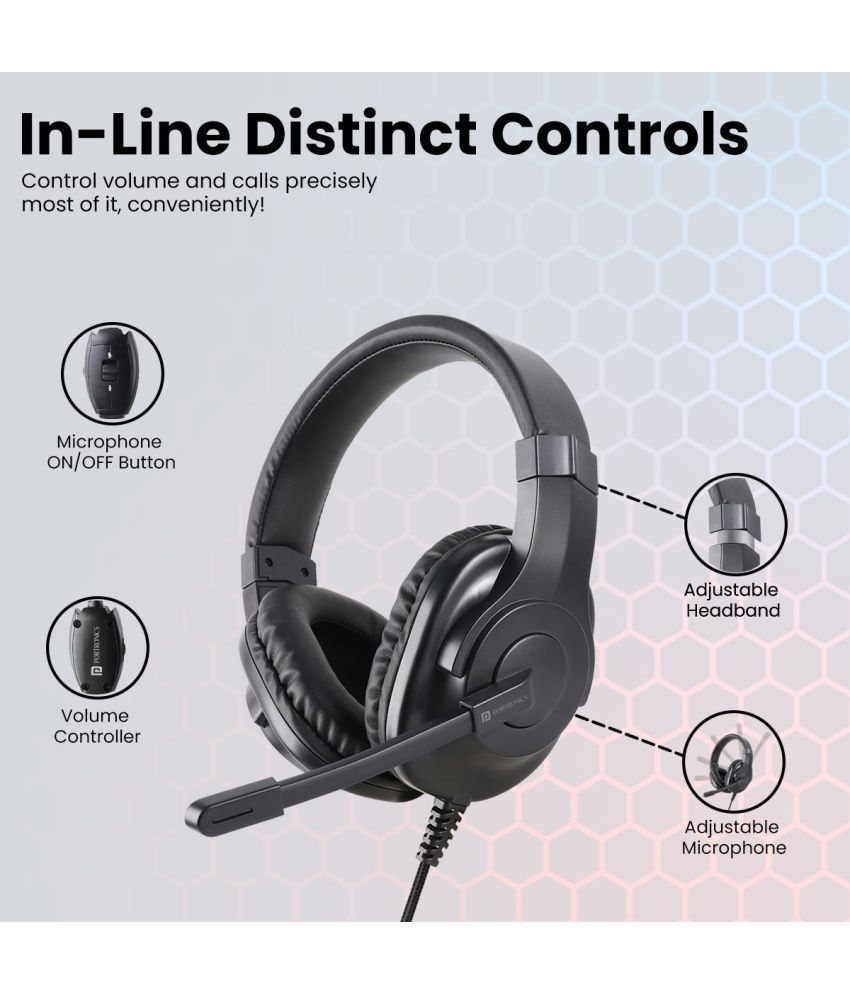 Portronics GenesisUnprecedented Gaming Experience Headphone with