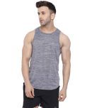 Chkokko Pack of 1 Polyester Sleeveless vest For Men ( Dark grey )