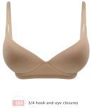 Clovia Nylon Lightly Padded Women's T-Shirt Bra ( Beige )