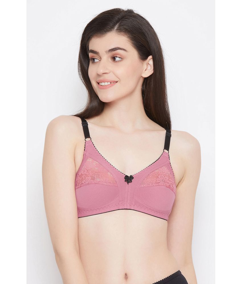     			Clovia 100% Cotton Women's Everyday Bra ( Pink )