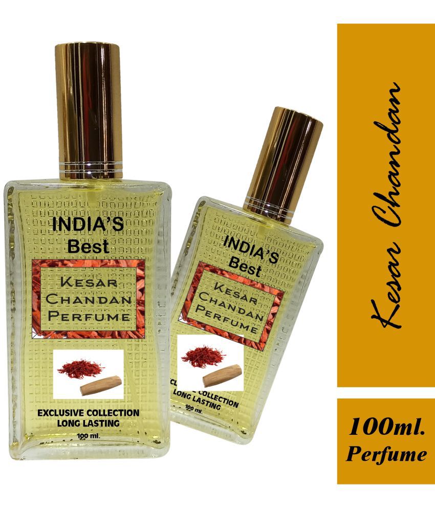     			INDRA SUGANDH BHANDAR Attar Kesar Chandan Perfume Spray 100ml. Natural Saffron Sandal Perfume For Men And Women