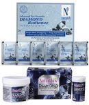 Nutriglow NATURAL'S Diamond Radiance Facial Kit and Deep Exfoliation 60gm and Diamond Radiance Facial Bleach Cream 43gm (Pack of 2)