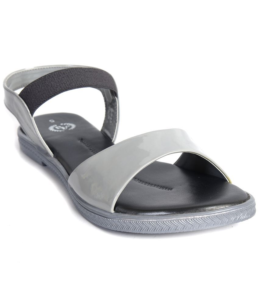     			Ajanta Gray Women's Flats