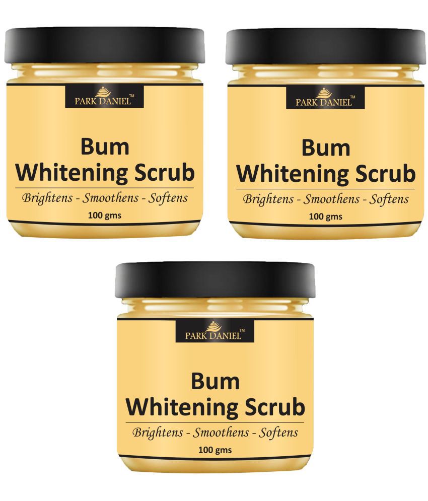     			Park Daniel Bum Area Skin Cleansing Body Scrub For Skin Whitening Scrub & Exfoliators 100 gm Pack of 3