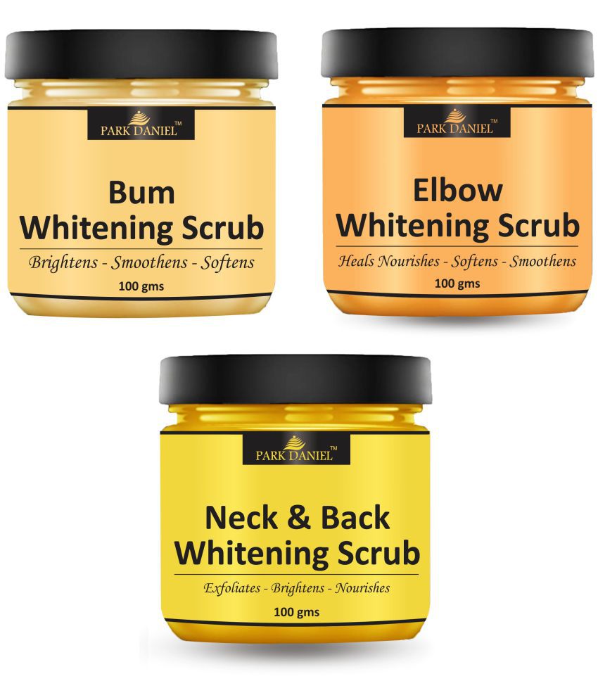     			Park Daniel Bum, Elbow and Neck Back Cleansing Body Scrub For Skin Whitening Scrub & Exfoliators 100 gm Pack of 3