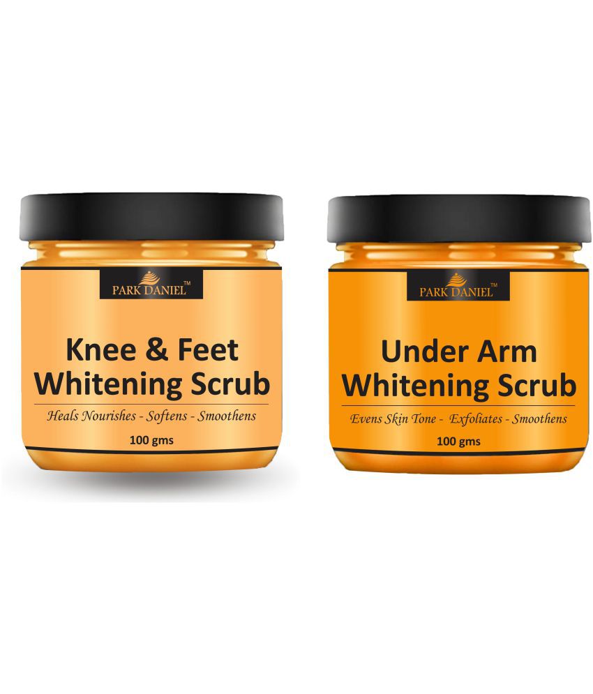     			Park Daniel Knee Feet and Underarms Cleansing Body Scrub For Skin Whitening Scrub & Exfoliators 100 gm Pack of 2