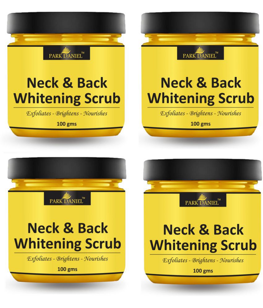     			Park Daniel Neck and Back Area Cleansing Body Scrub For Skin Whitening Scrub & Exfoliators 100 gm Pack of 4