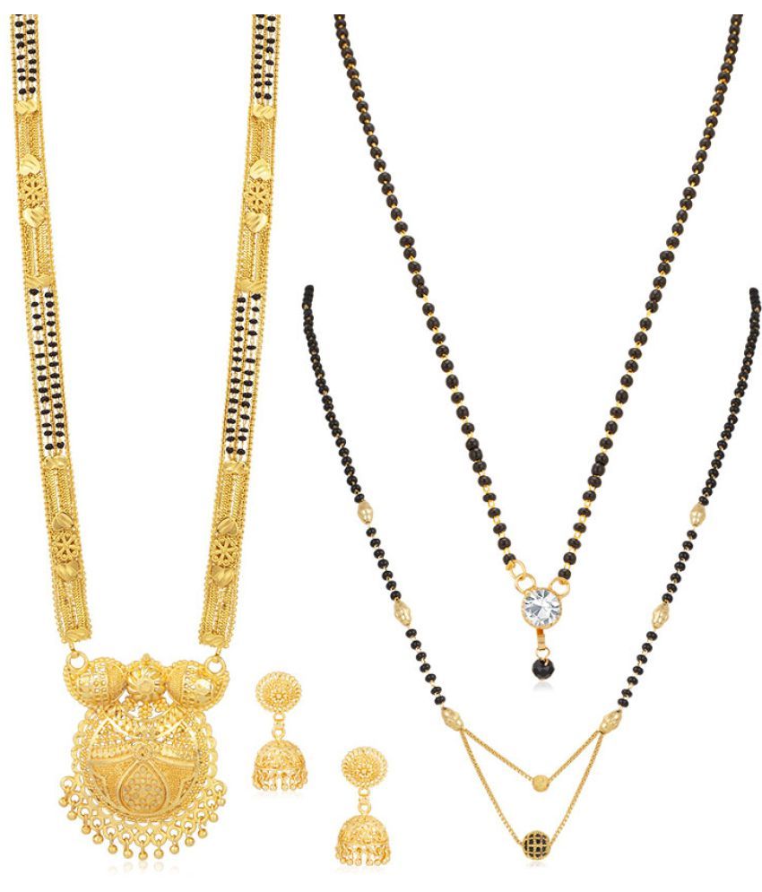     			Sukkhi - Gold Mangalsutra Set ( Pack of 5 )