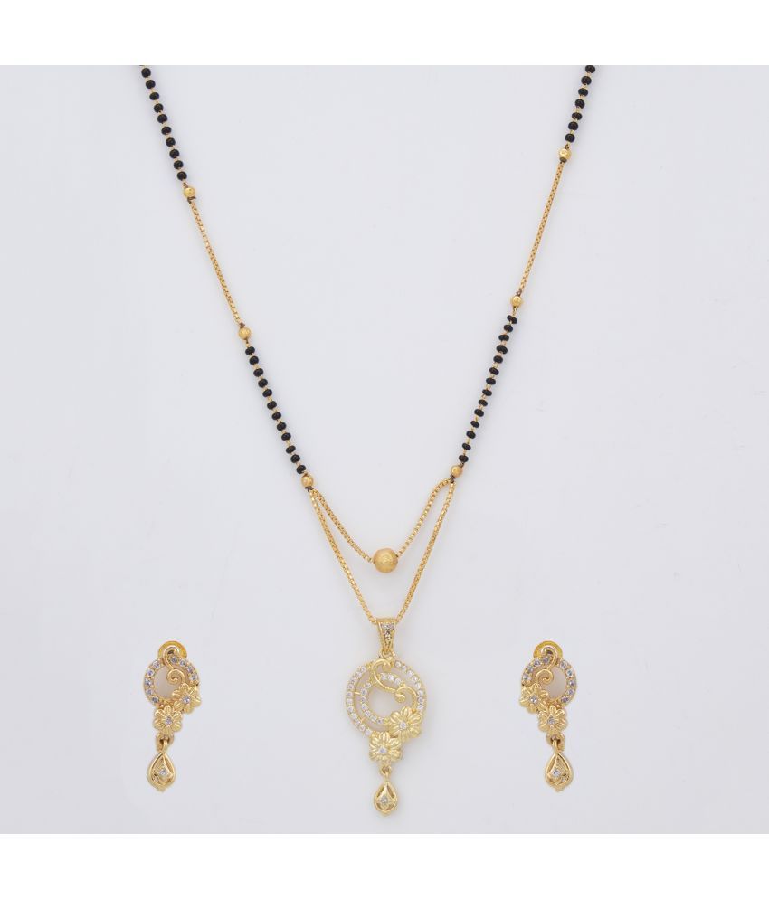     			Sukkhi - Gold Mangalsutra Set ( Pack of 3 )