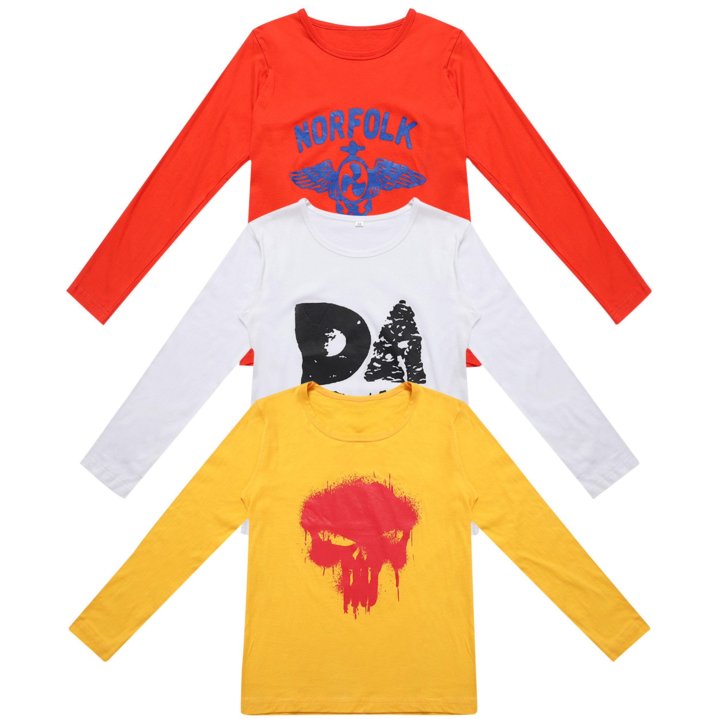     			Diaz - 100% Cotton Regular Fit Multicolor Boys T-Shirt ( Pack of 3 )