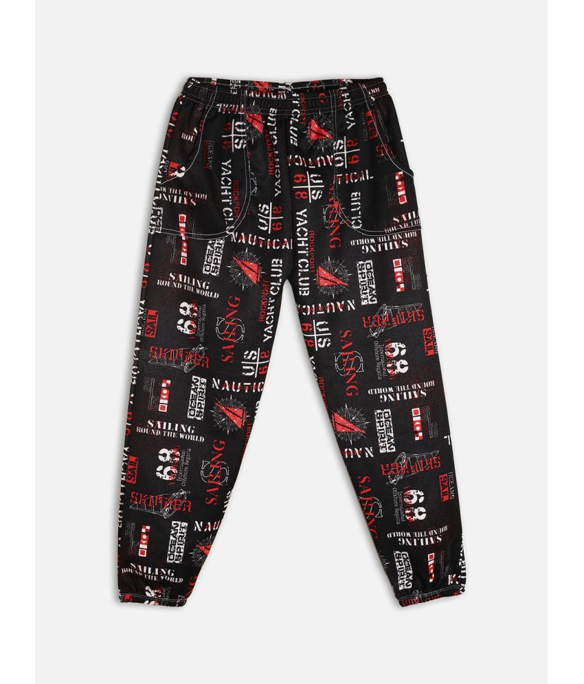     			Fashionable - Polyester Black Boys Trackpant ( Pack of 1 )