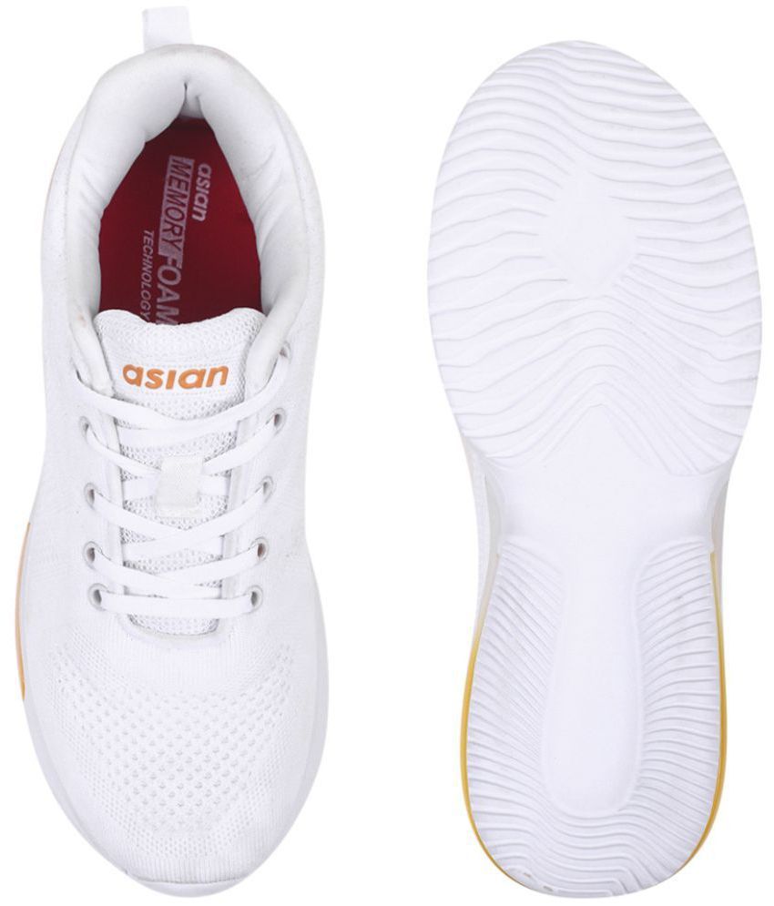 Buy ASIAN White Men's Sports Running Shoes Online at Best Price in