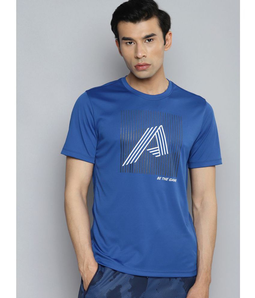     			Alcis - Blue Polyester Slim Fit Men's Sports T-Shirt ( Pack of 1 )