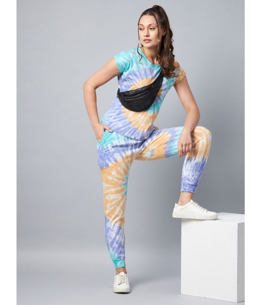     			StyleStone Multi Color Cotton Tie And Dye Tracksuit - Single