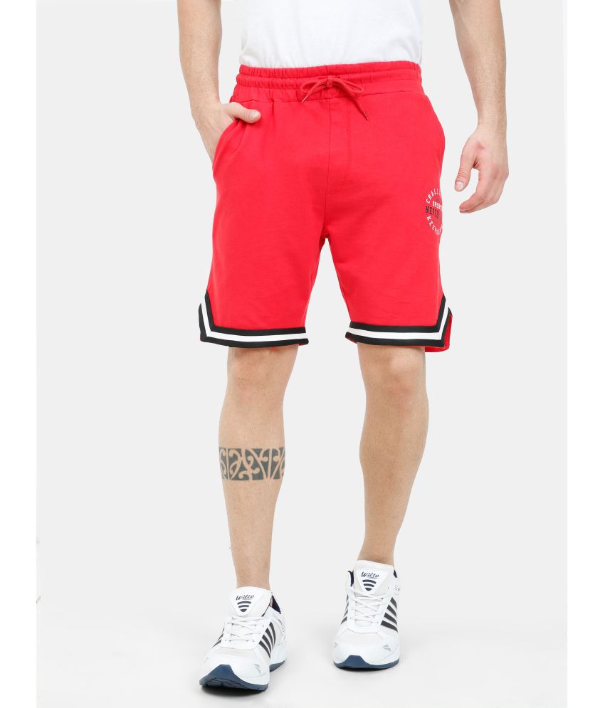     			Ardeur - Red Cotton Blend Men's Shorts ( Pack of 1 )