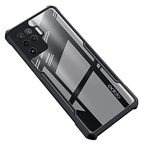     			Kosher Traders - Black Bumper Cases Compatible For Oppo F19 Pro ( Pack of 1 )