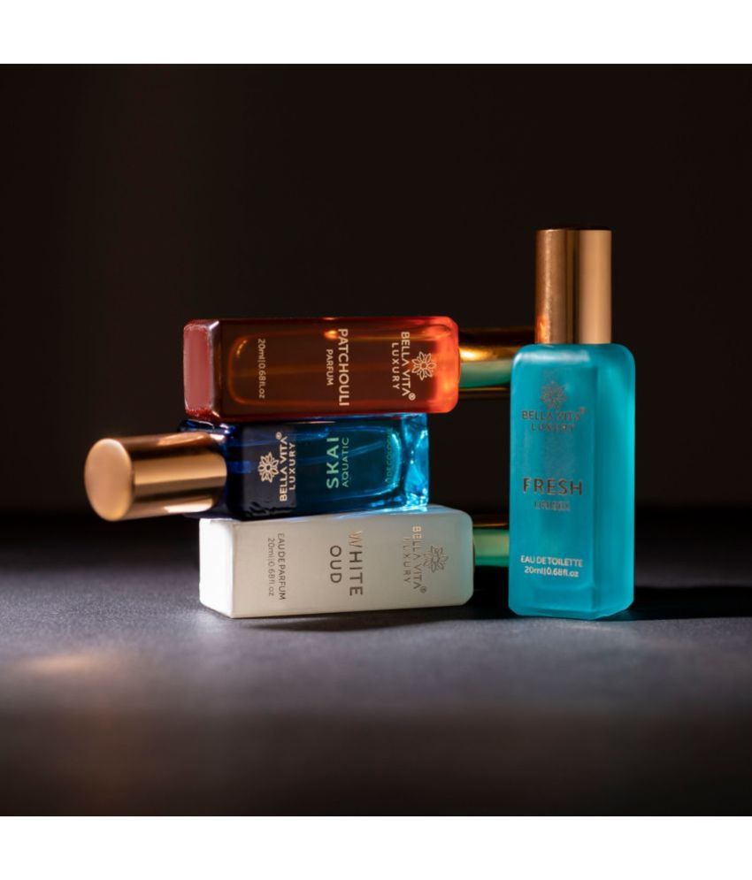 Bella Vita Organic Unisex Luxury Perfume Gift Set 4x20 ML (SKAI, FRESH ...