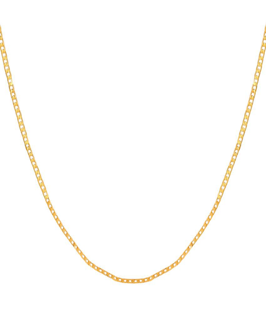     			Fashion Frill Delicate Gold Plated Brass Gold Chain For Men/Boy