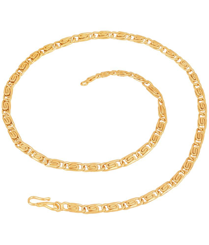     			Fashion Frill Gold Plated Designer Chain For Men Boys Neck Chain Jewelry Gift