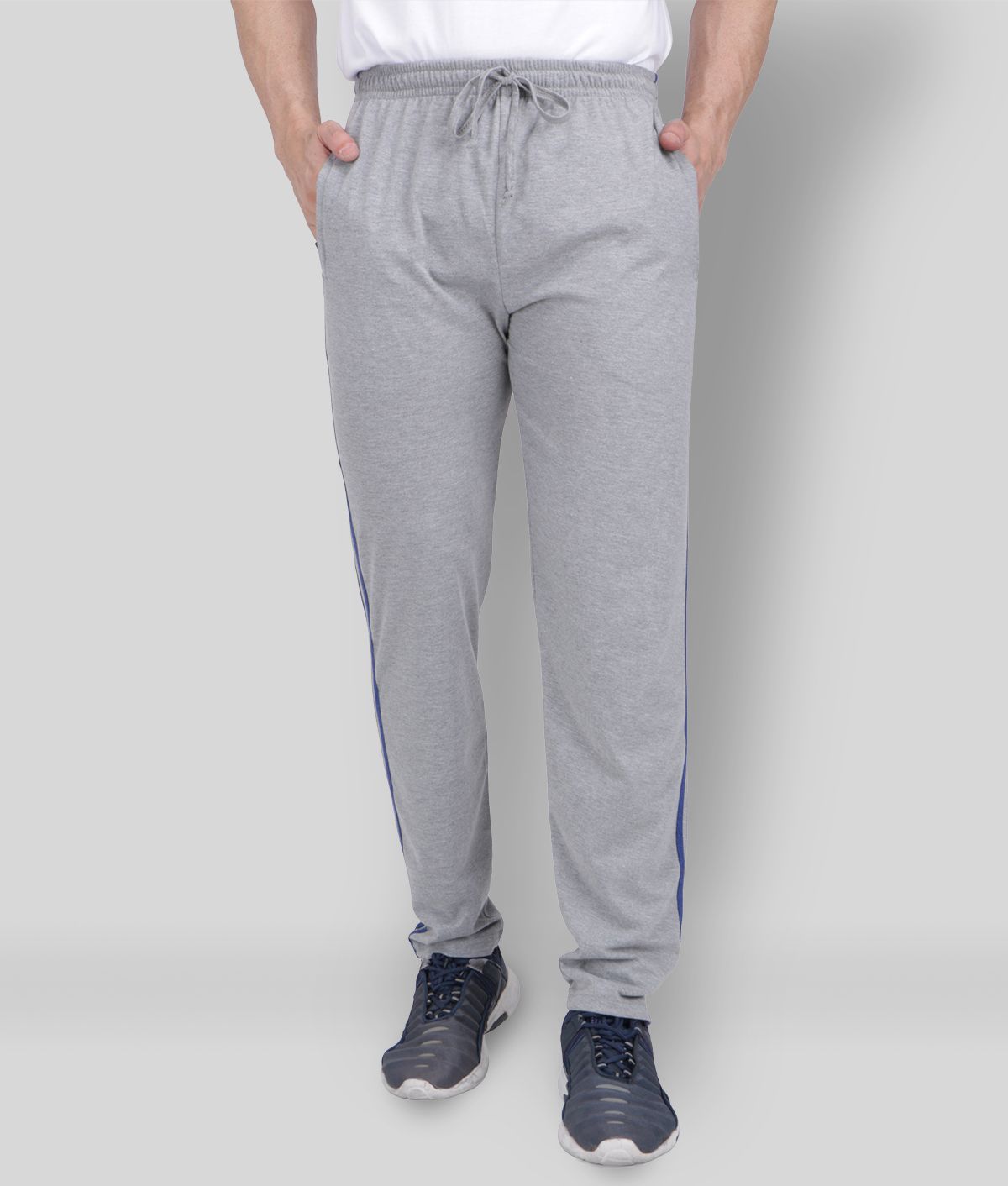     			Neo Garments - Light Grey Cotton Men's Trackpants ( Pack of 1 )