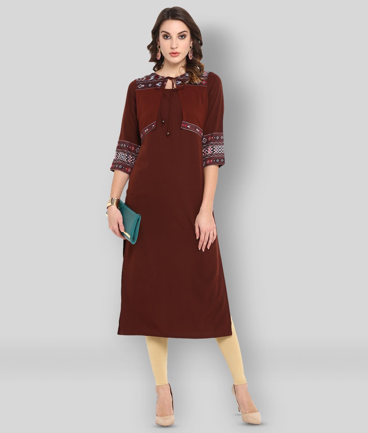 Span Multicolor Cotton Jacket Style Kurti  Buy Span Multicolor Cotton  Jacket Style Kurti Online at Best Prices in India on Snapdeal