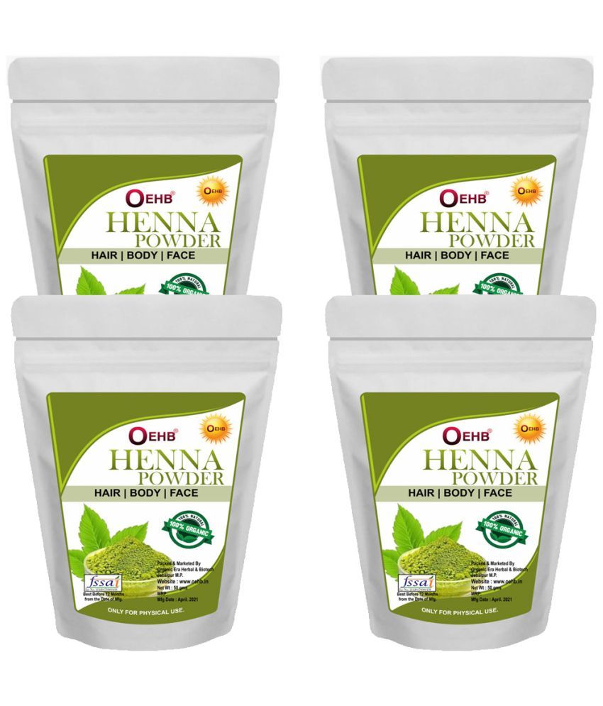     			OEHB Natural Henna 200 g Pack of 4