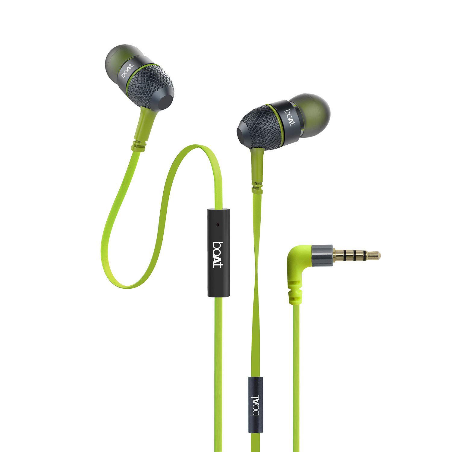 boAt BassHeads 220 (LIme) On Ear Wired With Mic Headphones/Earphones...