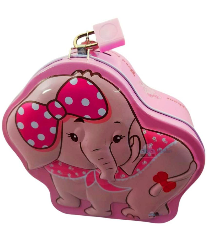     			FunBlast - Metal Pink Others Piggy Bank ( Pack of 1 )