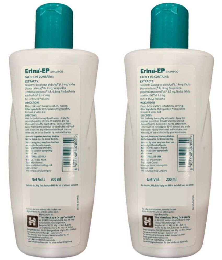 Himalaya Erina EP Dog Shampoo ( 200 + 200 ml) Buy Himalaya Erina