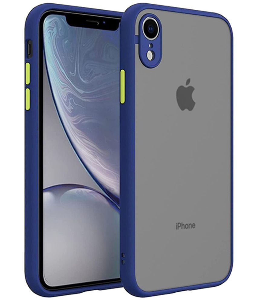     			NBOX - Blue Plain Cases Compatible For Apple iPhone XR ( Pack of 1 )