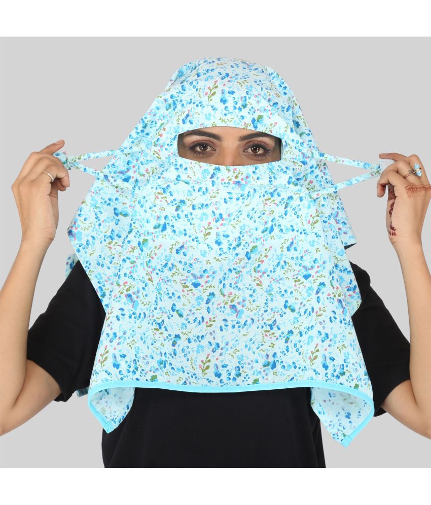     			Switchon - Turquoise 100% Cotton Women's Scarf ( Pack of 1 )